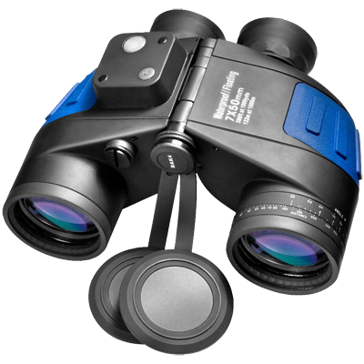 Barska 7x50mm Waterproof Floating Binocular with Compass and Rangefinder Reticle